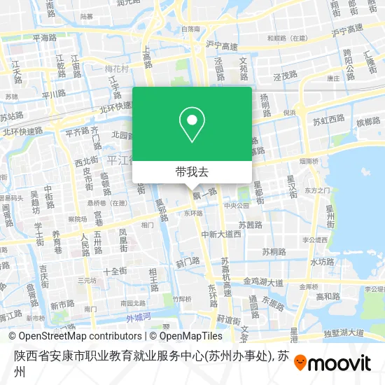 陕西省安康市职业教育就业服务中心(苏州办事处)地图