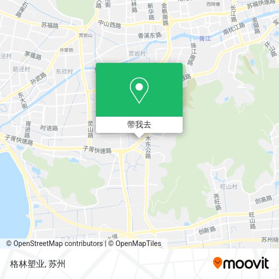 格林塑业地图