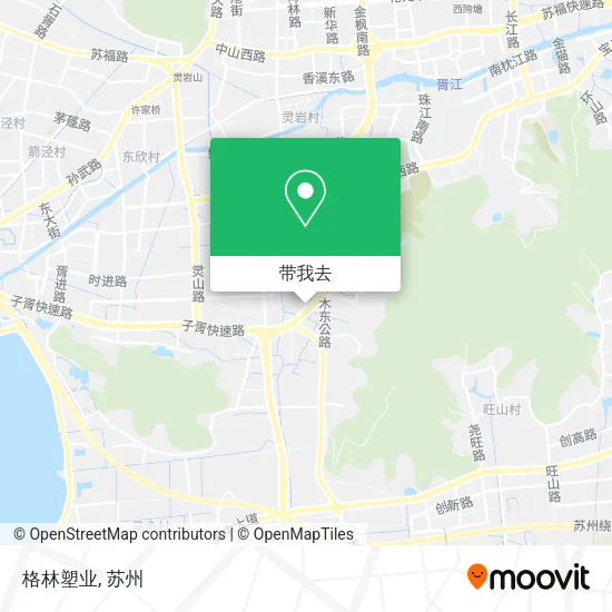 格林塑业地图