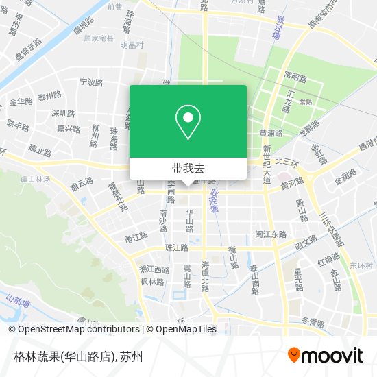 格林蔬果(华山路店)地图