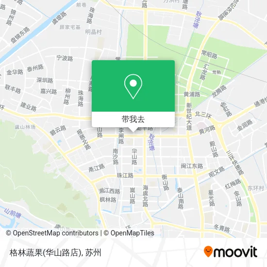 格林蔬果(华山路店)地图