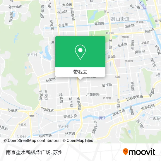 南京盐水鸭枫华广场地图