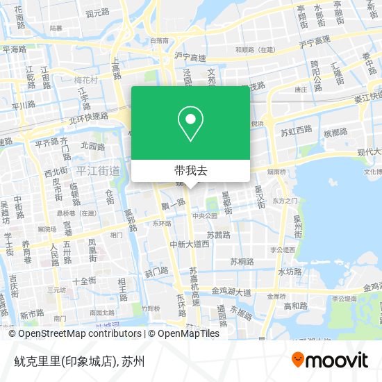 鱿克里里(印象城店)地图