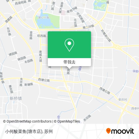 小何酸菜鱼(塘市店)地图