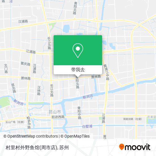 村里村外野鱼馆(周市店)地图