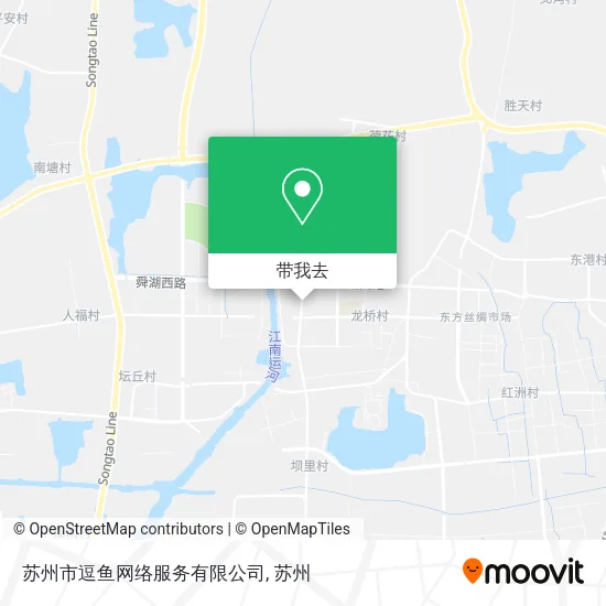 苏州市逗鱼网络服务有限公司地图
