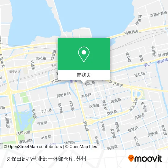 久保田部品营业部一外部仓库地图