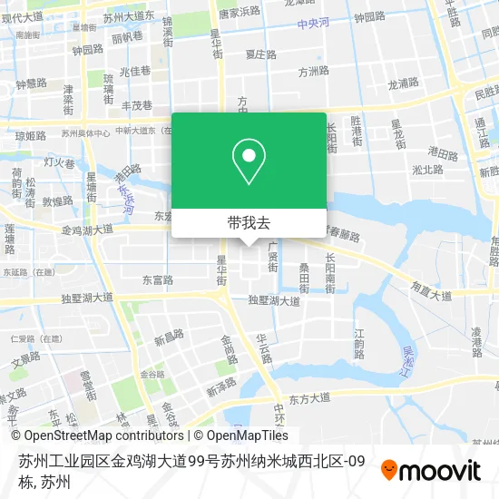 苏州工业园区金鸡湖大道99号苏州纳米城西北区-09栋地图