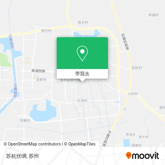 苏杭丝绸地图