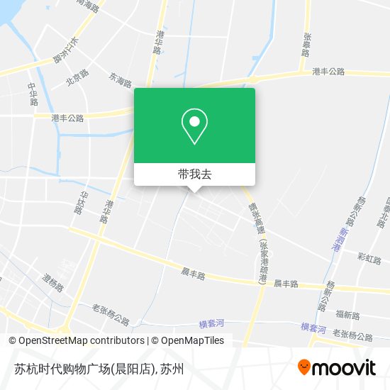 苏杭时代购物广场(晨阳店)地图