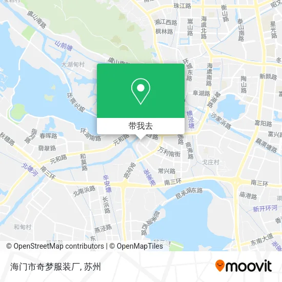 海门市奇梦服装厂地图