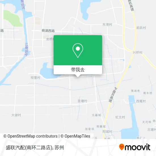 盛联汽配(南环二路店)地图