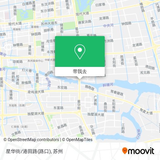 星华街/港田路(路口)地图