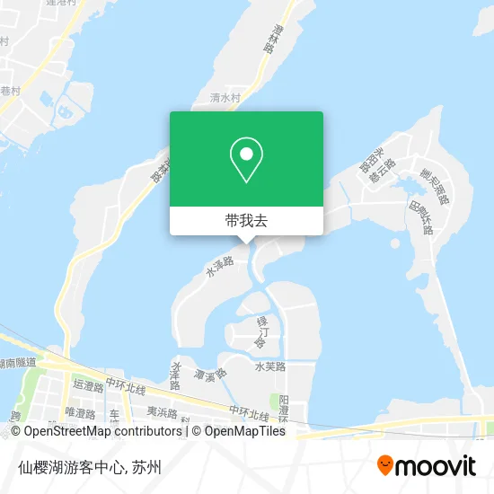 仙樱湖游客中心地图
