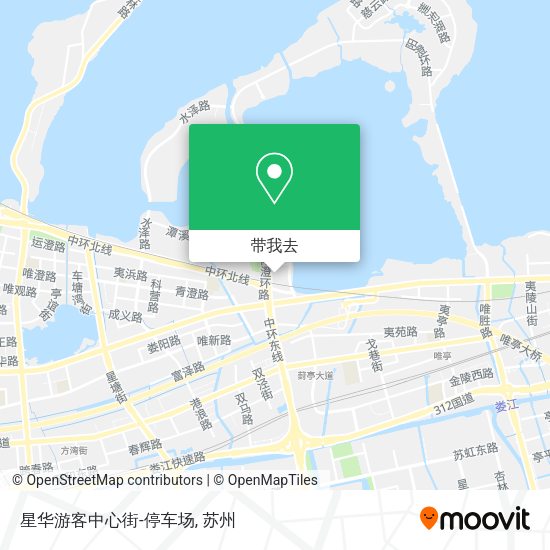 星华游客中心街-停车场地图