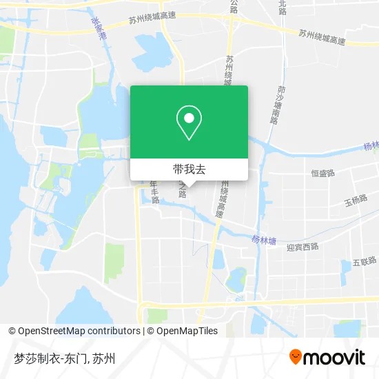 梦莎制衣-东门地图