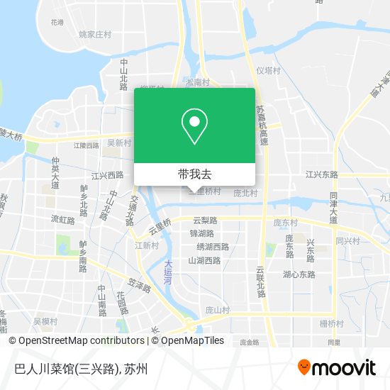 巴人川菜馆(三兴路)地图