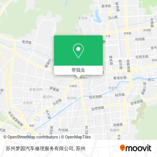 苏州梦园汽车修理服务有限公司地图