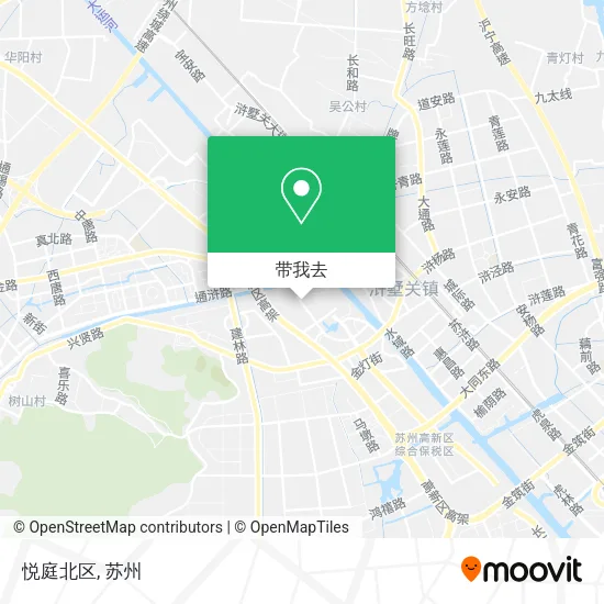 悦庭北区地图