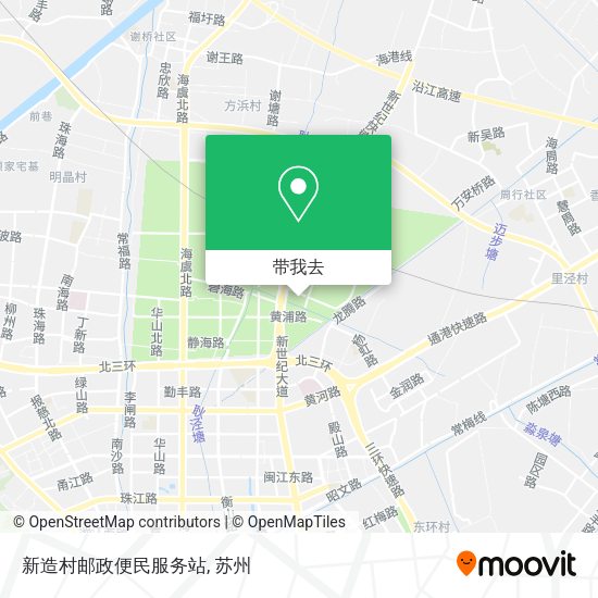 新造村邮政便民服务站地图