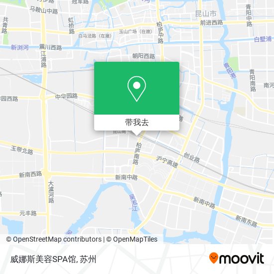 威娜斯美容SPA馆地图