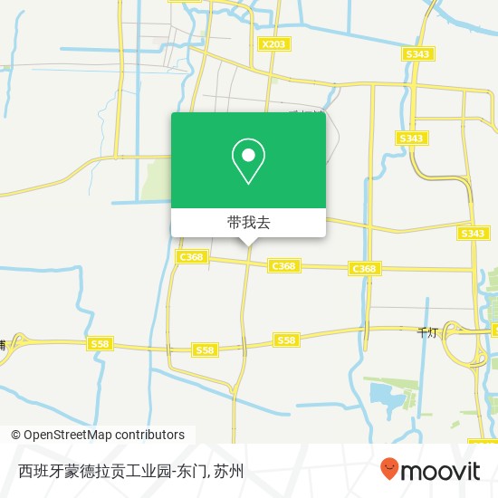 西班牙蒙德拉贡工业园-东门地图