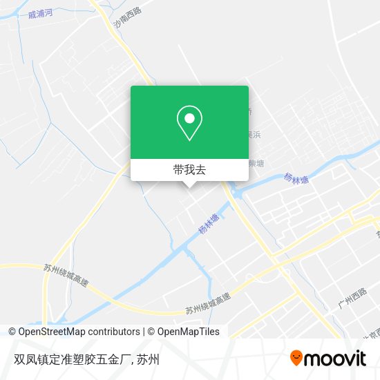 双凤镇定准塑胶五金厂地图