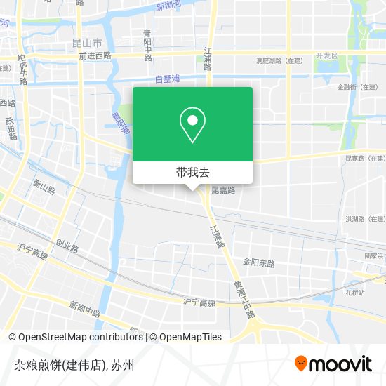 杂粮煎饼(建伟店)地图