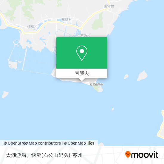 太湖游船、快艇(石公山码头)地图
