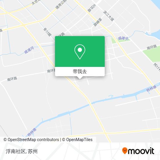 浮南社区地图