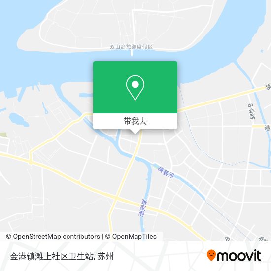 金港镇滩上社区卫生站地图
