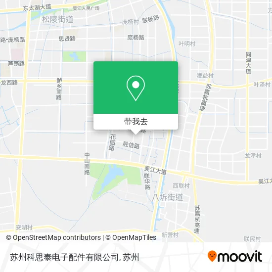 苏州科思泰电子配件有限公司地图