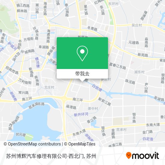 苏州博辉汽车修理有限公司-西北门地图
