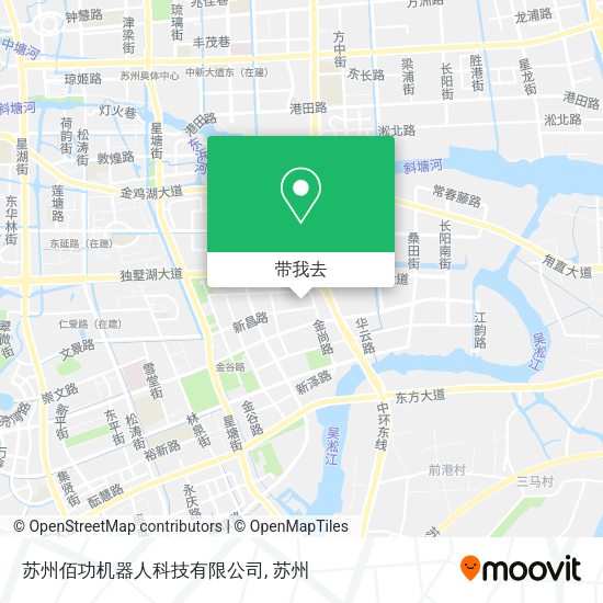 苏州佰功机器人科技有限公司地图