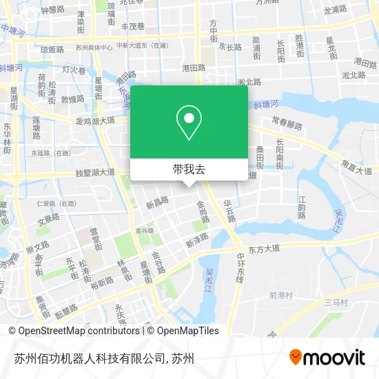 苏州佰功机器人科技有限公司地图