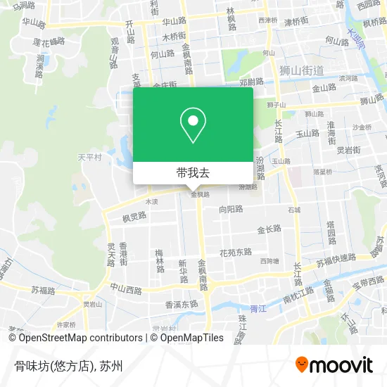 骨味坊(悠方店)地图