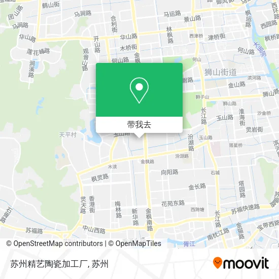 苏州精艺陶瓷加工厂地图