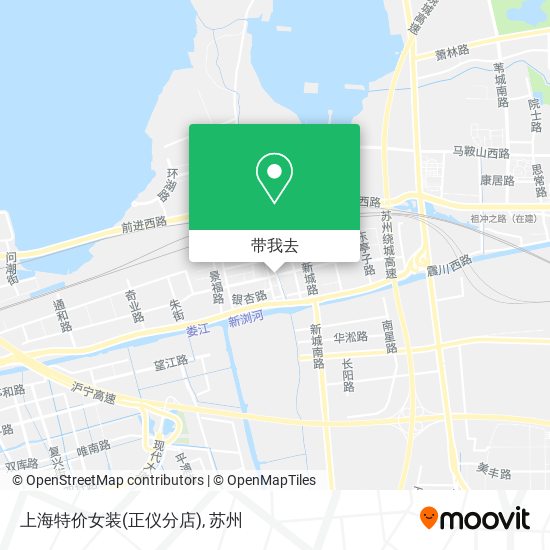 上海特价女装(正仪分店)地图