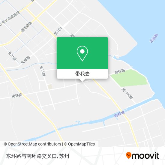 东环路与南环路交叉口地图