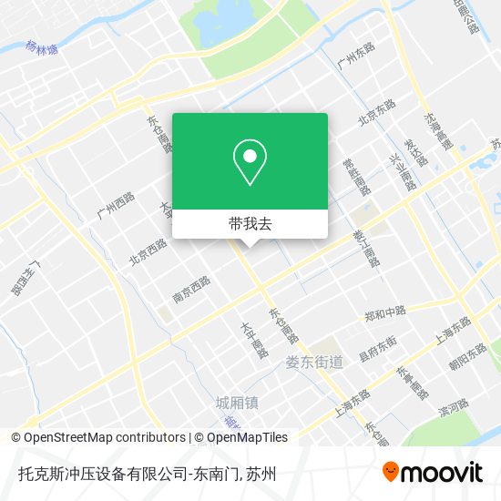 托克斯冲压设备有限公司-东南门地图