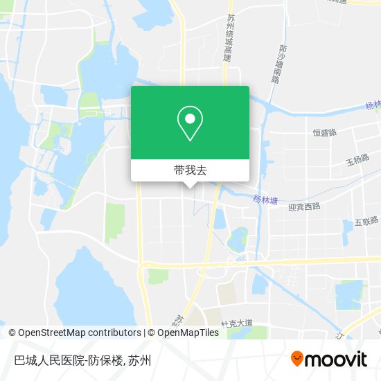 巴城人民医院-防保楼地图