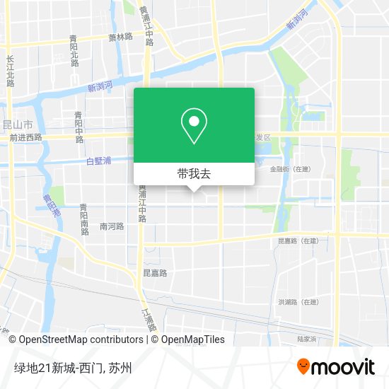 绿地21新城-西门地图