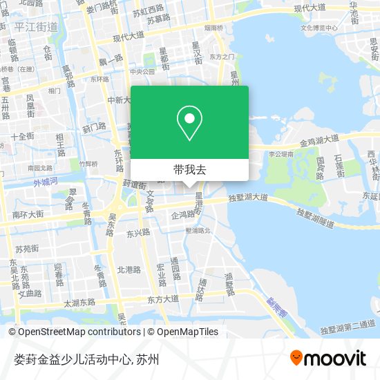娄葑金益少儿活动中心地图