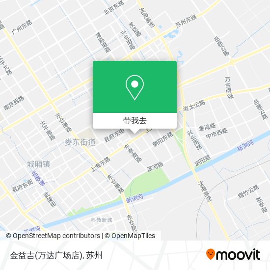 金益吉(万达广场店)地图