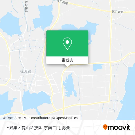 正崴集团昆山科技园-东南二门地图