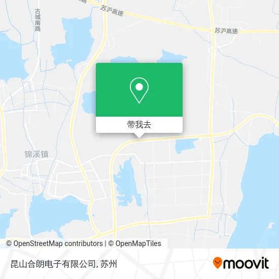 昆山合朗电子有限公司地图