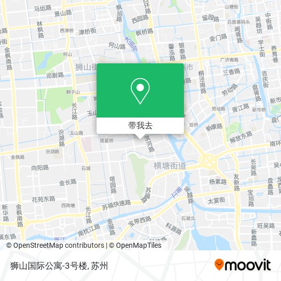 狮山国际公寓-3号楼地图