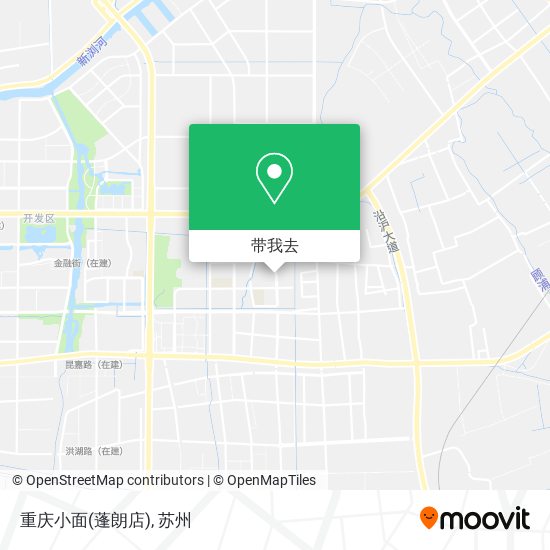 重庆小面(蓬朗店)地图