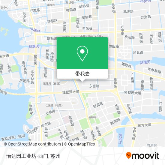 怡达园工业坊-西门地图