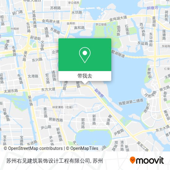 苏州右见建筑装饰设计工程有限公司地图